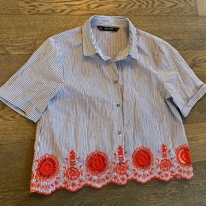 Zara crochet top